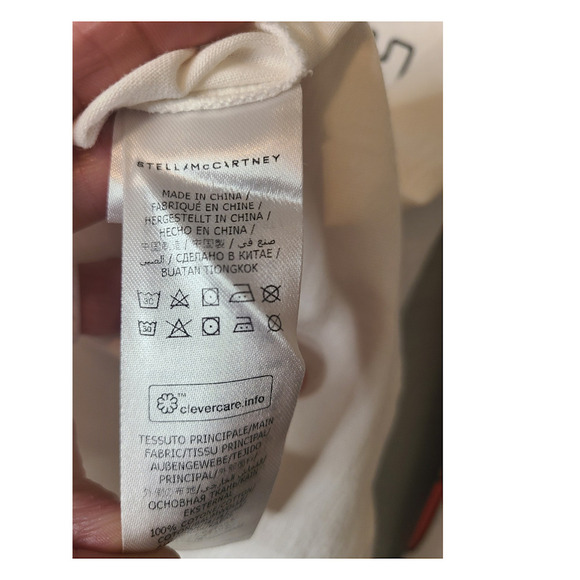 Stella Mccartney Kids Long Sleeve Tee with Rainbow Hands NWT - Picture 7 of 10